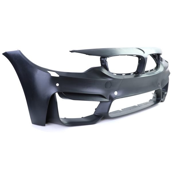 Sport matt black front bumper with lip for BMW 4 SERIES F32/F33/F36 - Slika 11