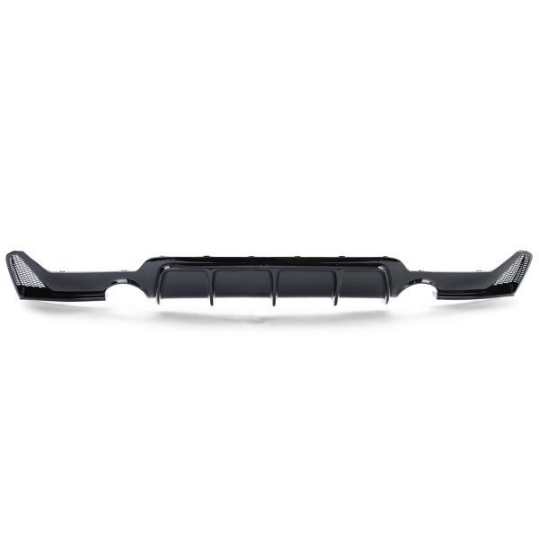 Gloss black rear diffuser with black 440i look talipipes for BMW 4 SERIES F32/F33/F36 - Slika 3