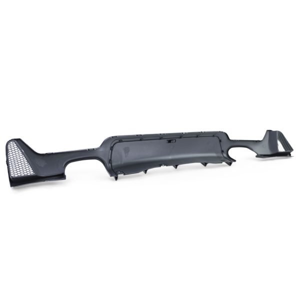 Gloss black rear diffuser with chrome talipipes for BMW 4 SERIES F32/F33/F36 - Slika 5