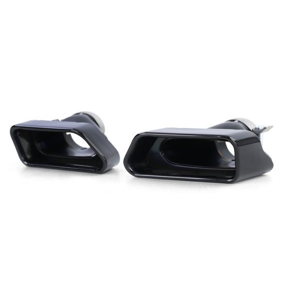 Black exhaust tailpipes 550 V8 look for BMW 5 SERIES F10/F11 - Slika 2