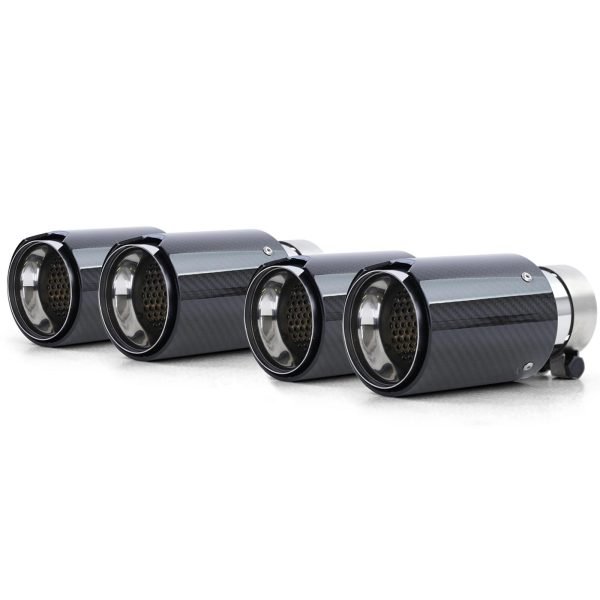 4xCarbon look black tailpipes for BMW 6 SERIES F12/F13 - Slika 2