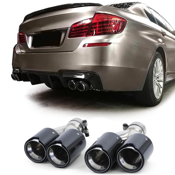 Carbon duplex tailpipes for BMW 5 SERIES F10/F11
