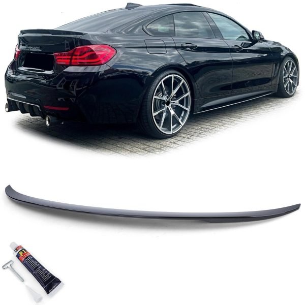 Sport gloss black rear spoiler for BMW 4 SERIES F36