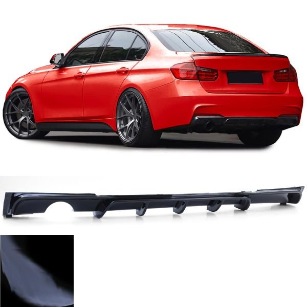 Performance gloss black rear diffuser for BMW 3 SERIES F30/F31