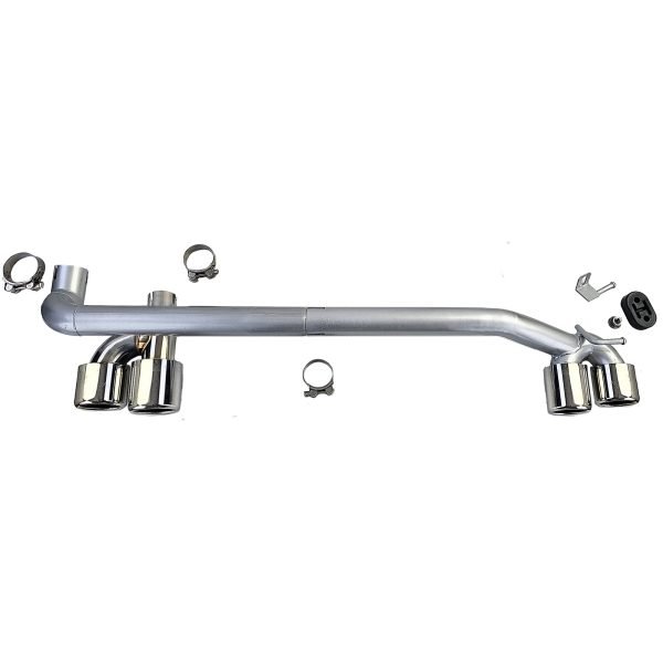 Carbon look rear diffuser with tailpipes for BMW 4 SERIES F32/F33/F36 - Slika 3
