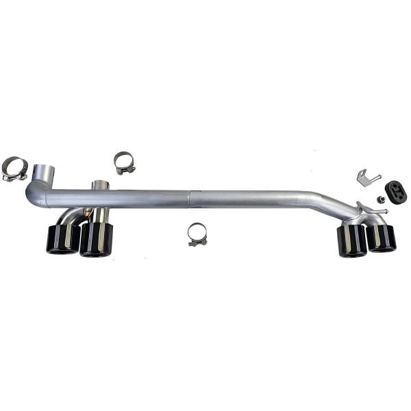 Carbon look rear diffuser with sport tailpipes for BMW 4 SERIES F32/F33/F36 - Slika 3