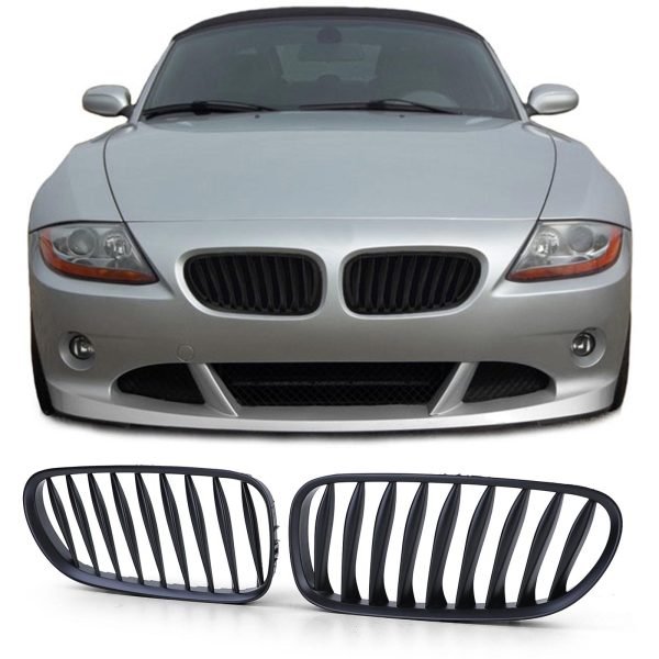 Performance matt blakc grilles for BMW Z4 E85/E86