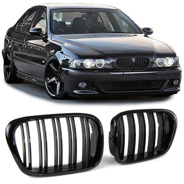 Performance gloss black grilles for BMW 5 SERIES E39