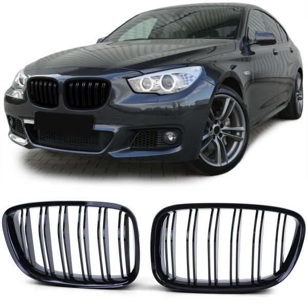 Performance gloss black grilles for BMW 5 SERIES GT F07