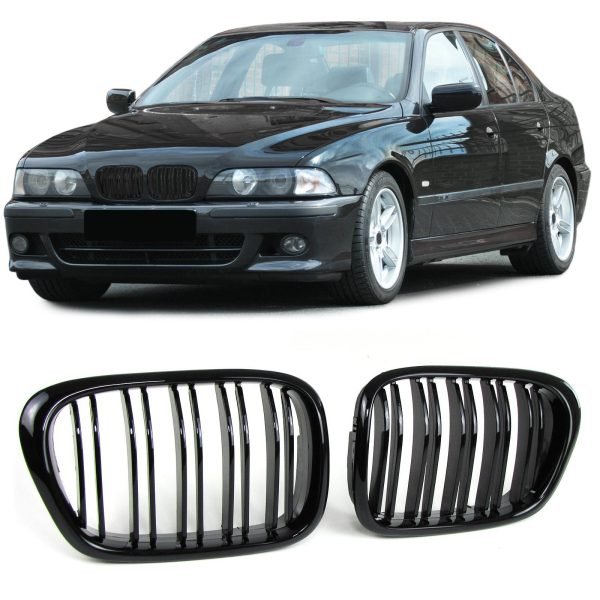 Performance black grilles for BMW 5 SERIES E39