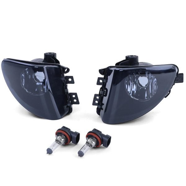 Clear glass black smoke fog lights for BMW 5 SERIES F10/F11 - Slika 2
