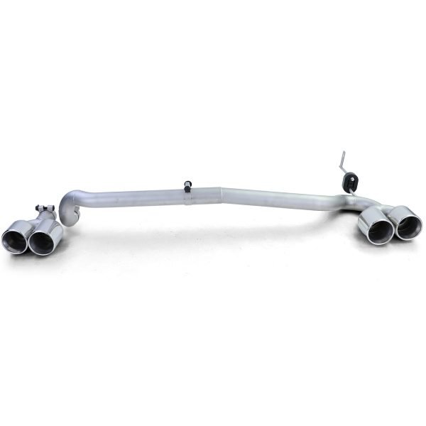 Sport matt black rear diffuser with duplex tailpipe conversion for BMW 5 SERIES F10/F11 - Slika 10