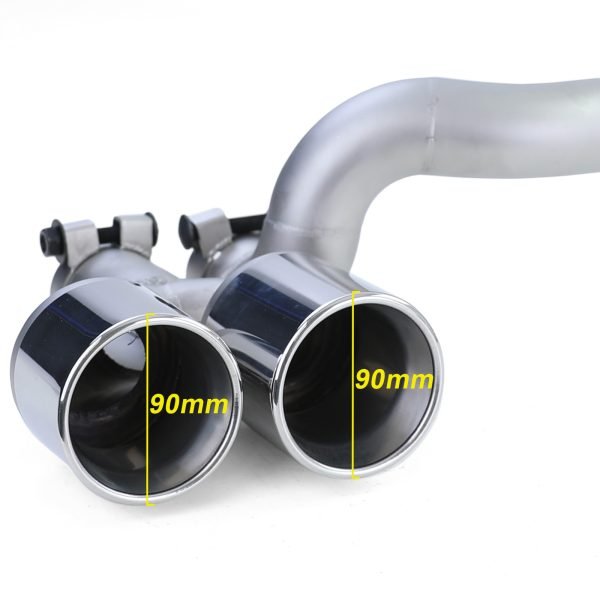 Sport matt black rear diffuser with duplex tailpipe conversion for BMW 5 SERIES F10/F11 - Slika 12