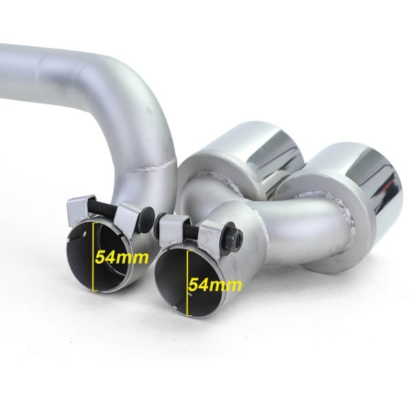 Sport matt black rear diffuser with duplex tailpipe conversion for BMW 5 SERIES F10/F11 - Slika 13