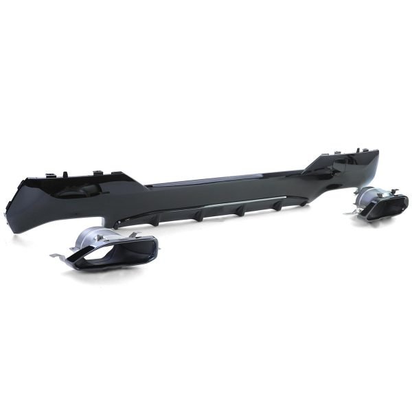 Performance gloss black diffuser with exhaust tailpipes for BMW 4 SERIES G22/G23 - Slika 2
