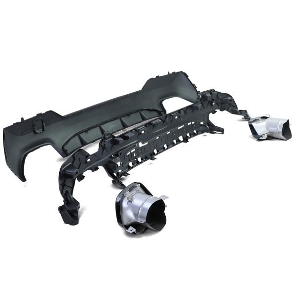 Performance gloss black diffuser with exhaust tailpipes for BMW 4 SERIES G22/G23 - Slika 8