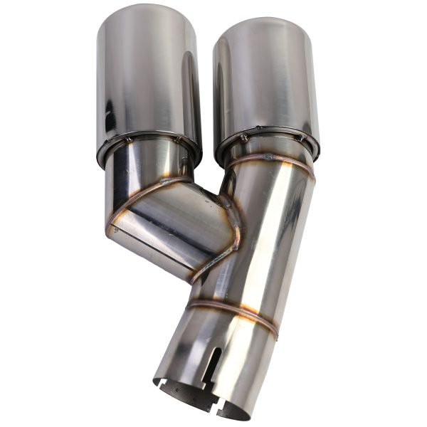 Rear diffuser in carbon look and chrome exhaust pipe for BMW 3 SERIES F30/F31 - Slika 8
