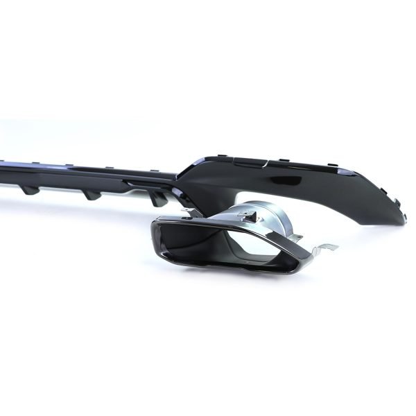 Sport rear diffuser in gloss black with exhaust pipes for BMW 3 SERIES G20/G21 - Slika 4