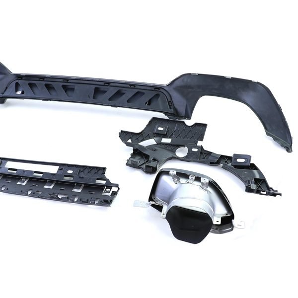 Sport rear diffuser in gloss black with exhaust pipes for BMW 3 SERIES G20/G21 - Slika 9