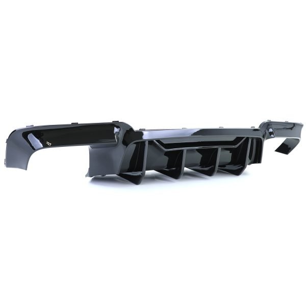 Performance rear diffuser with chrome tailpipes for BMW 5 SERIES F10/F11 - Slika 3