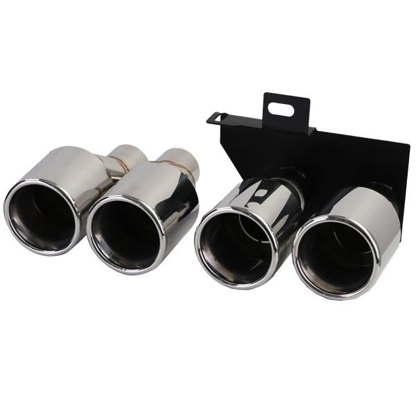 Performance rear diffuser with chrome tailpipes for BMW 5 SERIES F10/F11 - Slika 6