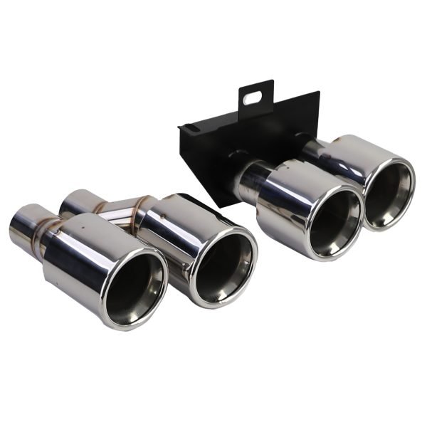 Sport rear diffuser with chrome tailpipes for BMW 5 SERIES F10/F11 - Slika 6