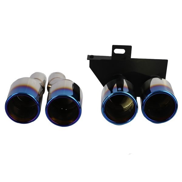 Performance rear diffuser with titanium look duplex tailpipes for BMW 5 SERIES F10/F11 - Slika 8