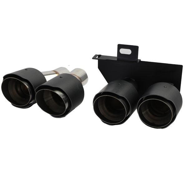 Performance rear diffuser with carbon look tailpipes for BMW 5 SERIES F10/F11 - Slika 5