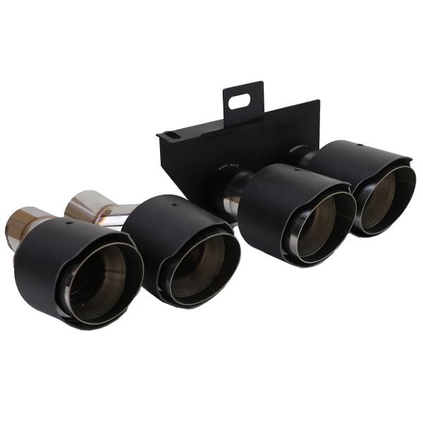 Performance rear diffuser with carbon look tailpipes for BMW 5 SERIES F10/F11 - Slika 6