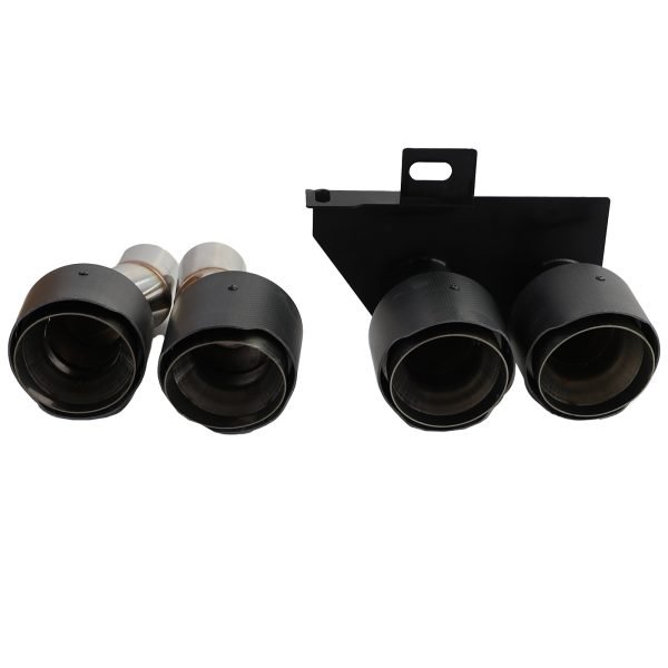 Performance rear diffuser with carbon look tailpipes for BMW 5 SERIES F10/F11 - Slika 7