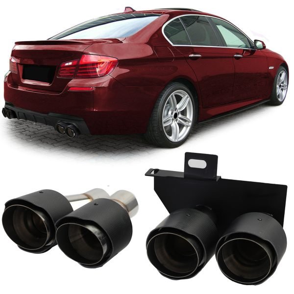 Doublex carbon double tailpipe conversion for BMW 5 SERIES F10/F11