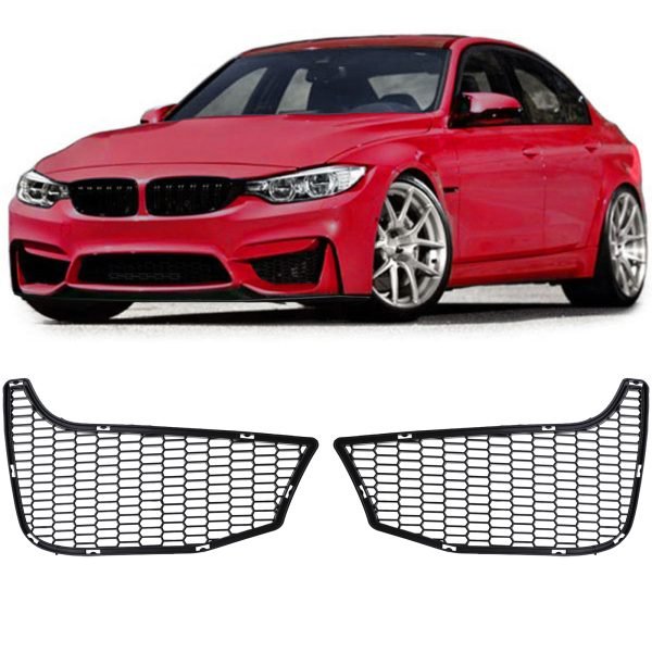 Front bumper grilles for BMW M3 F80 and M4 F82/F83