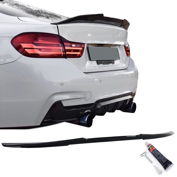 Gloss black rear spoiler for BMW 4 SERIES F32