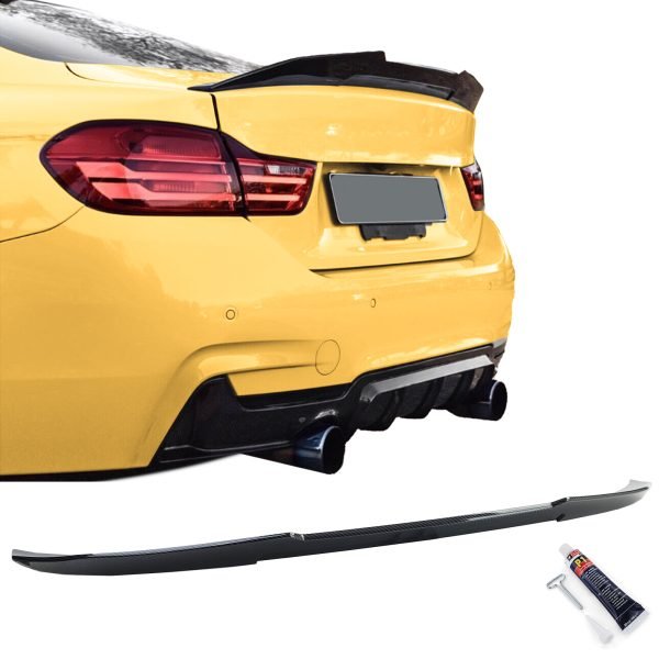 Carbon look rear spoiler for BMW 4 SERIES F32