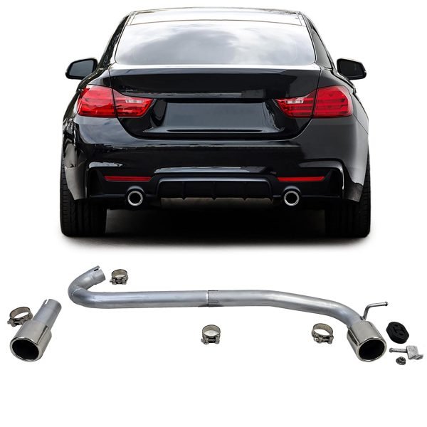 Double-sided 440i look tailpipe conversion for BMW 4 SERIES F32/F33/F36