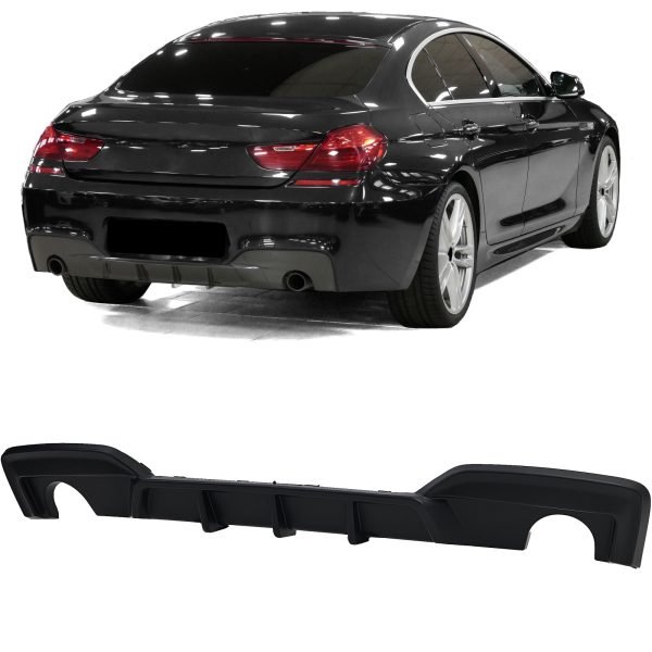 Performance black rear diffuser for BMW 6 SERIES F12/F13/F06