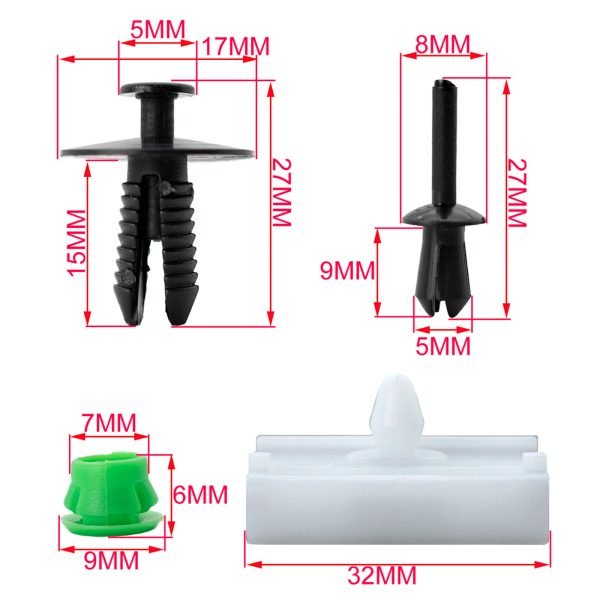 Fastening side sill clips for BMW E36 E39 E46 E90 E91 - Slika 2