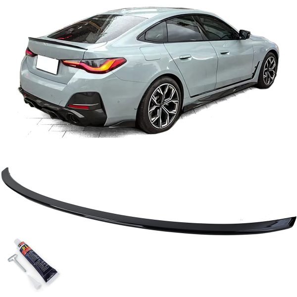 Performance gloss black rear spoiler for BMW 4 SERIES G26