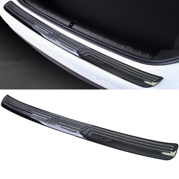 Black stainless steel bumper protection for BMW 5 SERIES G30/G31 - Slika 2