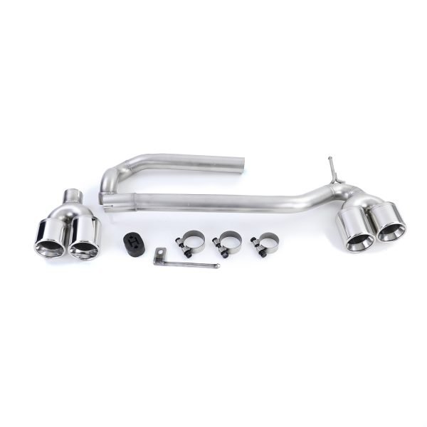 Sport matt black rear diffuser with duplex tailpipe conversion for BMW 5 SERIES F10/F11 - Slika 14