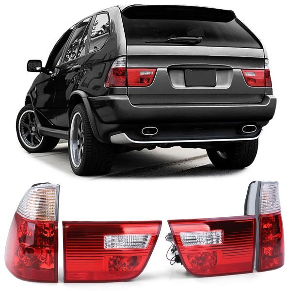 Clear tail lights for BMW X5 E53