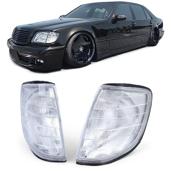 White indicators for MERCEDES S-CLASS W140
