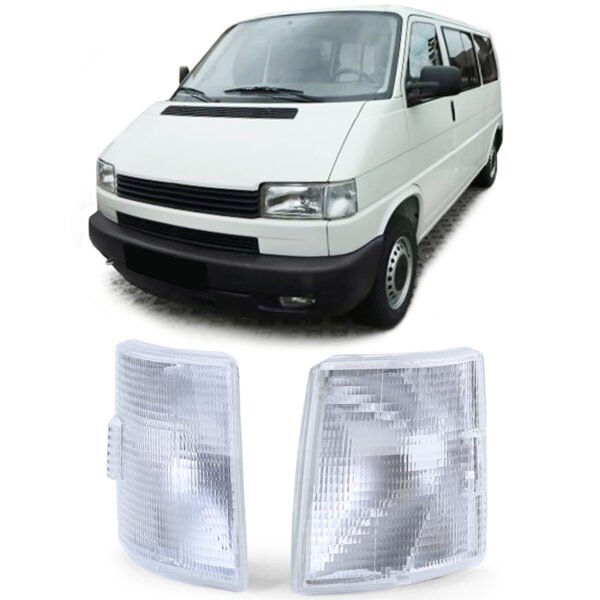 Indicators (white) pair for VW T4 (short front end)