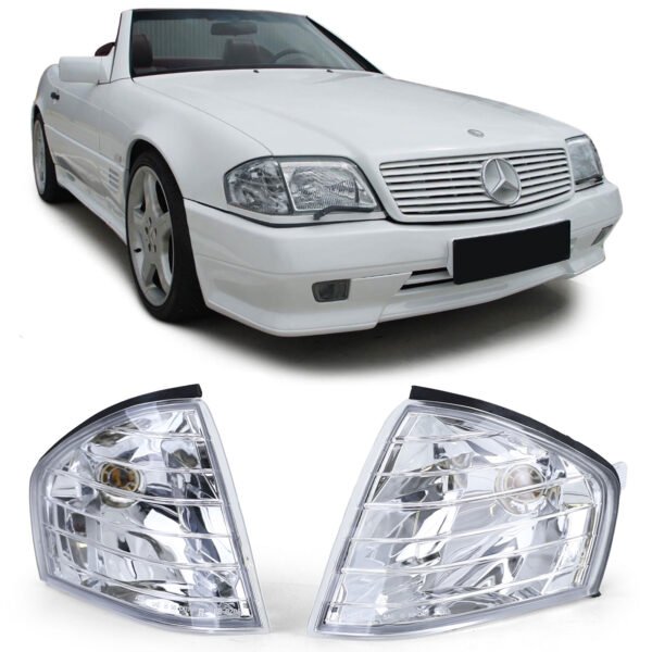 Chrome clear glass indicators for MERCEDES SL R129
