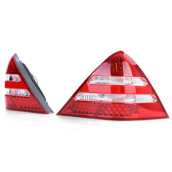 LED red clear glass tail lights for MERCEDES SLK R170 - Slika 7