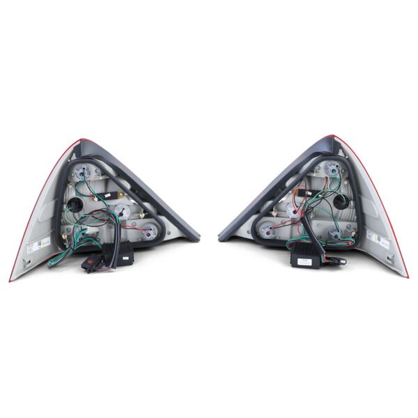 LED red clear glass tail lights for MERCEDES SLK R170 - Slika 5