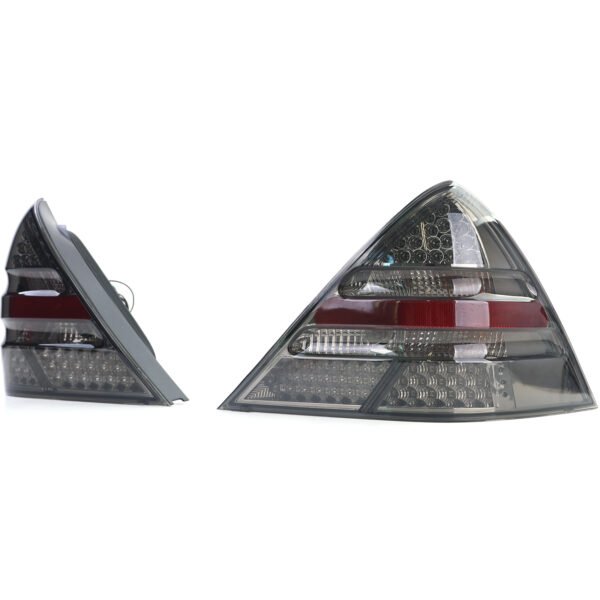 LED clear glass black smoke tail lights for MERCEDES SLK R170 - Slika 3