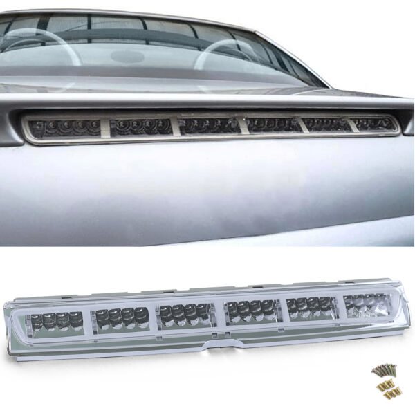 Clear glass chrome 3rd brake light for MERCEDES SLK R170 CLK W208