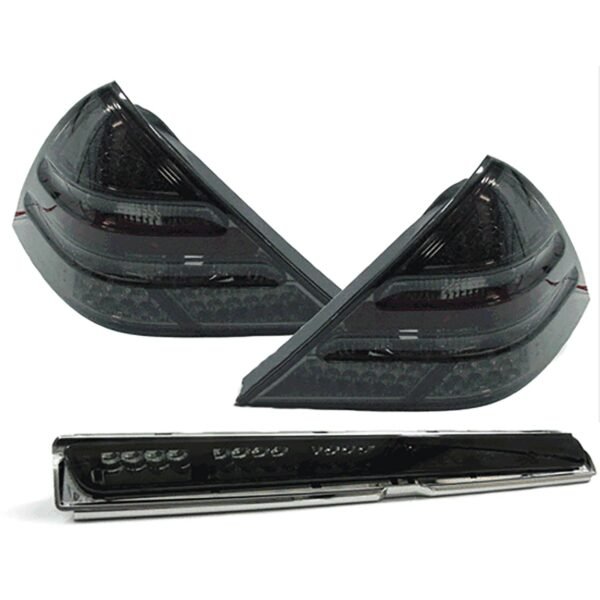 LED black smoke tail lights with 3rd brake light for MERCEDES SLK R170 - Slika 2