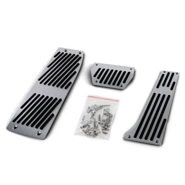 Aluminium pedal set with footrest for automatic transmission for BMW E30 E36 E46 E90 E91 E92 E93